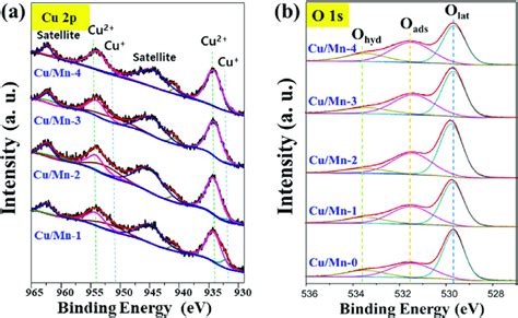 Xps Spectra Of The Different Catalysts A Cu P And B O S