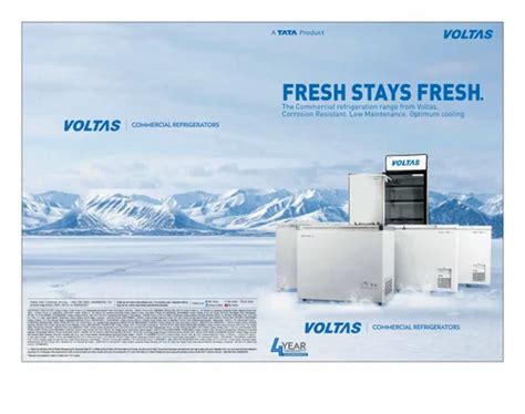 320L Voltas Double Door Deep Freezer CF HT 320 Hard Top Chest At Rs