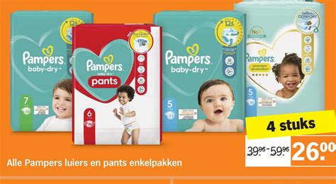 Alle Pampers Luiers En Pants Enkelpakken Aanbieding Bij Albert Heijn