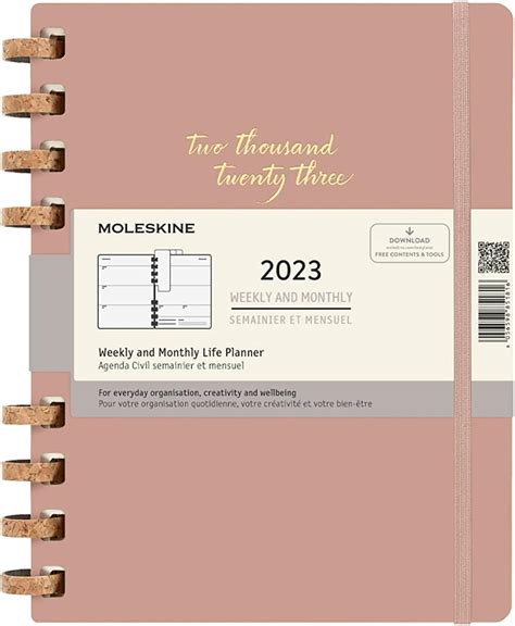 Amazon Moleskine Spiral 12 Month 2025 Solar Year Planner Hard