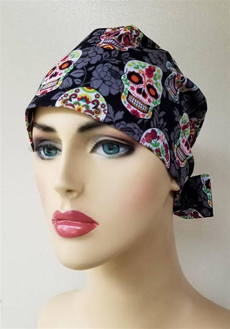 Womans Tie Back Scrub Hat Scrub Hat For Women Scrub Hat Etsy Scrub