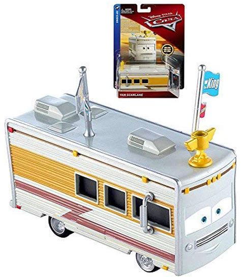 Disney Pixar Cars Van Scanlane Dinoco 400 Diecast Deluxe Rv Walmart