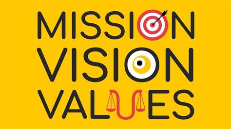 The Mission Vision And Values Statements Unique Business Names