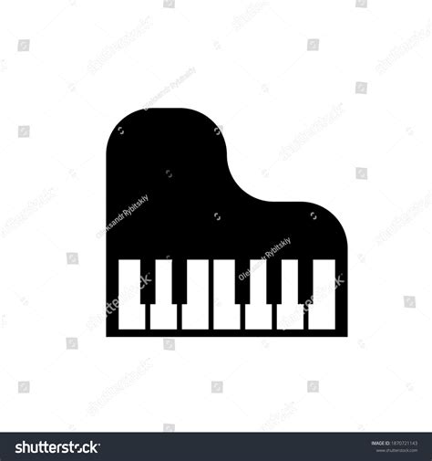 Piano Symbols In Classic And Heart Shape Forms Royalty Free Stock