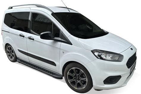 Omsa Ford Tourneo Courier Dot Line Yan Basamak Siyah Aras