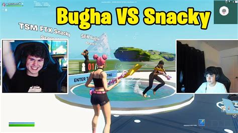 Bugha Vs Snacky 1v1 Realistic Pvp Fortnite Youtube