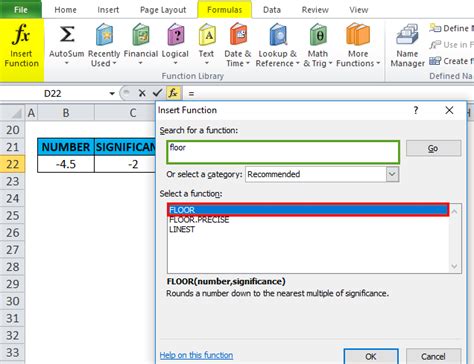 Floor In Excel Formula Examples How To Use Floor Function