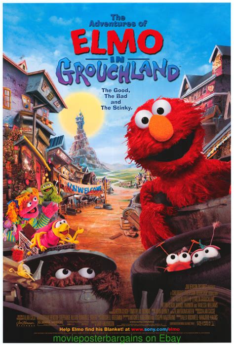 The Adventures of Elmo in Grouchland Movie Poster Original 27x40