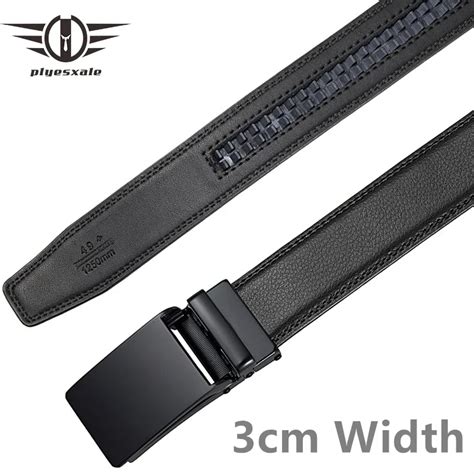 Мужской ремень с автоматической пряжкой, в ширину 3 см | AliExpress