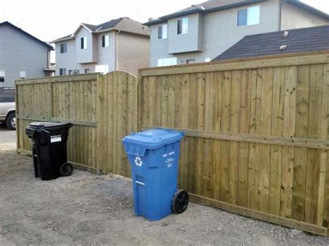 Calgary Fence And Deck Inc Fortress Style Wood Fence Construction