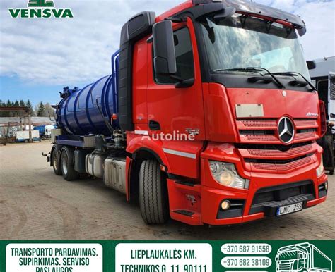 Samoch D Asenizacyjny Mercedes Benz Actros Na Sprzeda Litwa