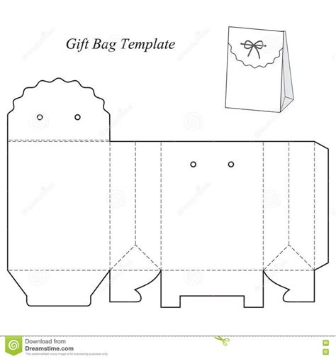 Creative Blank Box Template with Lid - Vector Illustration