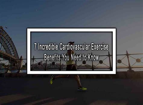 7 Incredible Cardiovascular Exercise Benefits You Need To Know