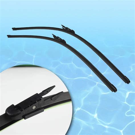 2PCS 19 24 Car Styling Soft Rubber Wiper Blades For Mercedes Benz SLK