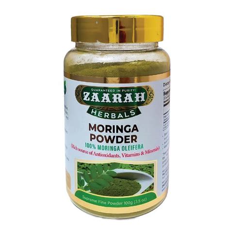 Zaarah Moringa Powder Uses Price Dosage Side Effects Substitute Buy Online