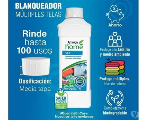 Combo Jab N En Polvo Kg Suavizante Y Blanqueador Amway Env O Gratis