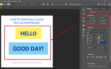 How Do You Vertically Align Text In Photoshop