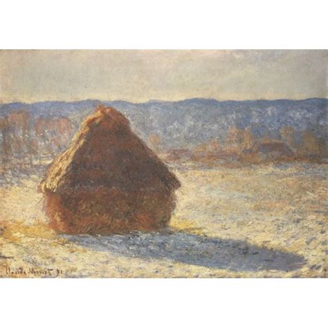 Claude Monet - Haystacks, Snow, Morning