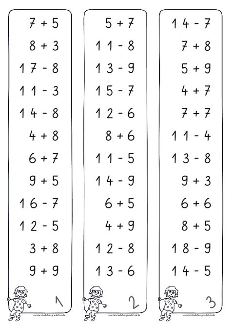 Schriftliche Subtraktion Mathe Grundschule Pdf