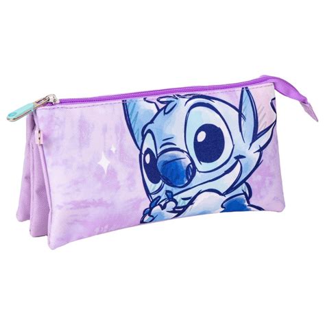 STITCH Take It Easy Trousse 3 Compartiments 22 5 X 2 X 11 5 Cm