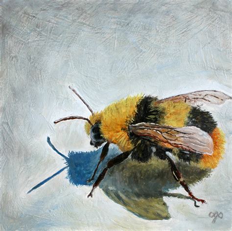 Bumble Bee Painting at PaintingValley.com | Explore collection of Bumble Bee Painting