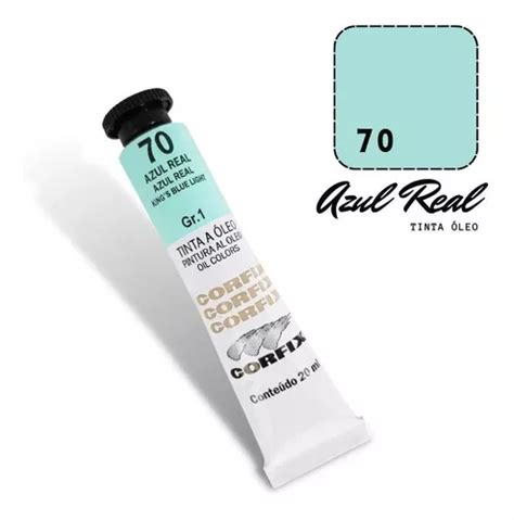 Tinta Óleo 20ml G1 070 Azul Real Corfix MercadoLivre