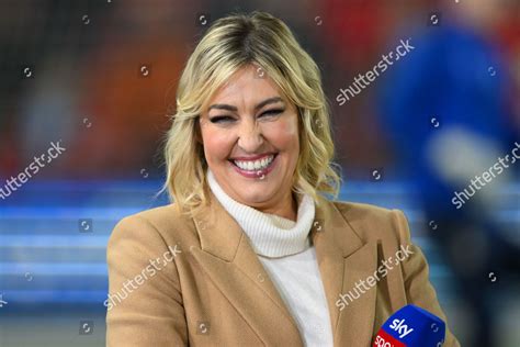 Sky Sports Presenter Kelly Cates During Editorial Stock Photo - Stock ...