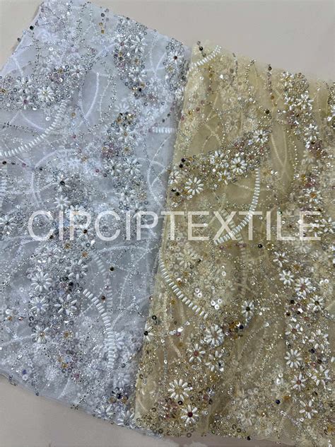 NEW MIXED NUDE LUNARI EXCLUSIVE PEARL BEADED LACE