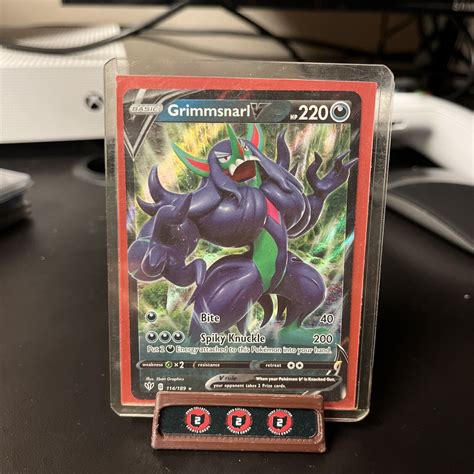 Pok Mon Tcg Grimmsnarl V Darkness Ablaze Holo Ultra Rare Ebay