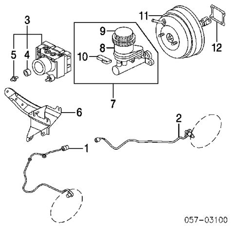 MR569285 Mitsubishi провод датчика абс передний левый