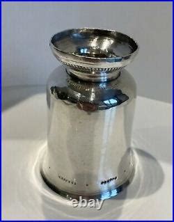 Timbale Pied douche poinçon Vieillard 1819 1838 argent massif