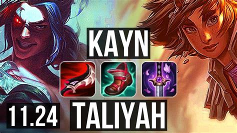 Kayn Vs Taliyah Jng 68 Winrate 7 Solo Kills Legendary 2244