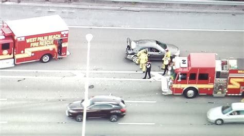 Crash On I 95 Nb In Palm Beach County Caused Major Delays Thursday Morning