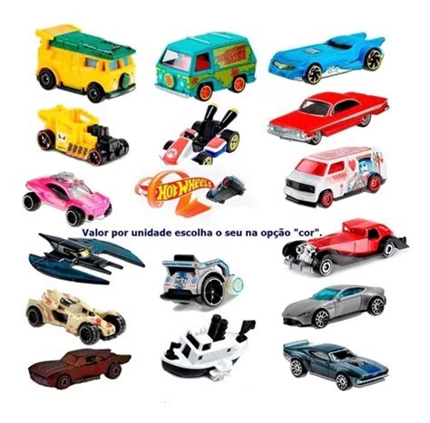 Hot Wheels Carrinhos Temáticos Jogos Filmes Colecionáveis Parcelamento sem juros