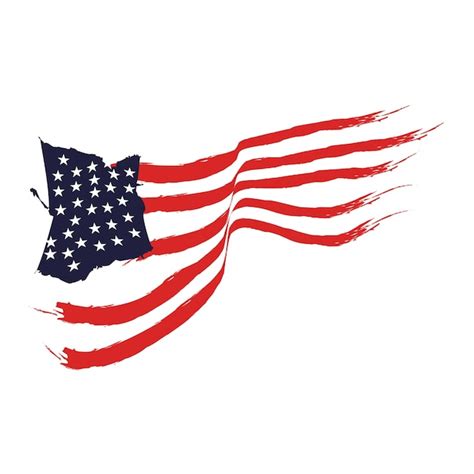 Premium Vector America Flag Illustration Vector