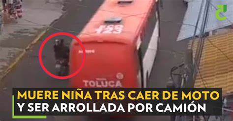 Muere Niña Tras Caer De Moto Y Ser Arrollada Por Camión