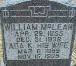 William McLean 1855 1938 Mémorial Find a Grave