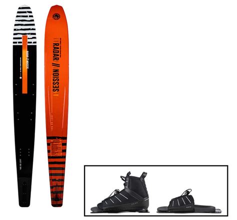 2023 Radar Alloy Senate Water Ski With Vector Bindings Radar Skis