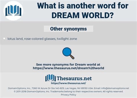 Dream World 31 Synonyms