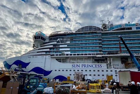 Crociera Inaugurale Della Nave Sun Princess Da Civitavecchia Il