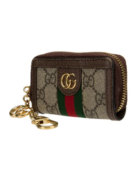 Gucci Ophidia Compact GG Supreme Wallet Brown Wallets Accessories