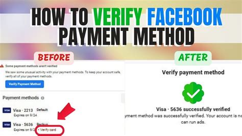 How To Verify Facebook Payment Method Youtube