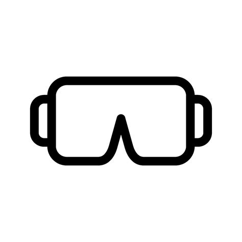 Goggles Icon Vector Symbol Design Illustration 26630912 Vector Art At