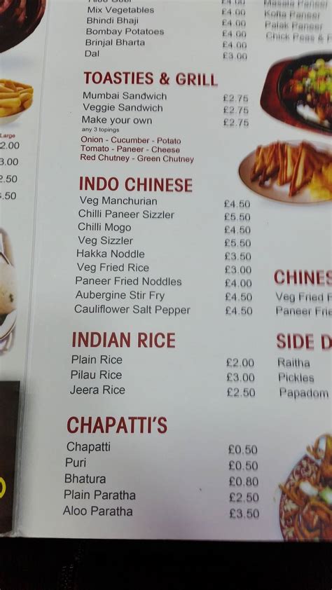 Menu At 4 Seasons Chaat House Restaurant Leicester