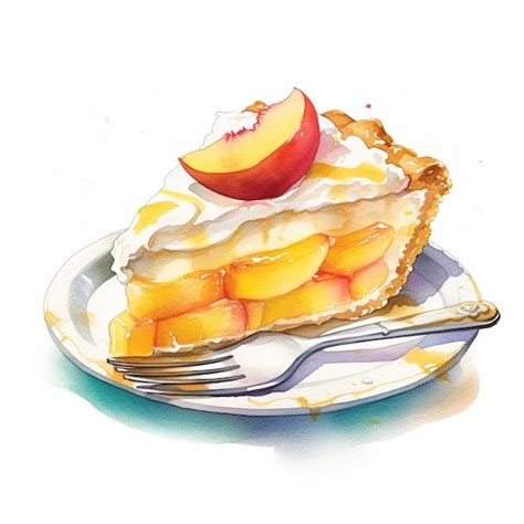 Premium Ai Image There Is A Piece Of Pie On A Plate With A Fork