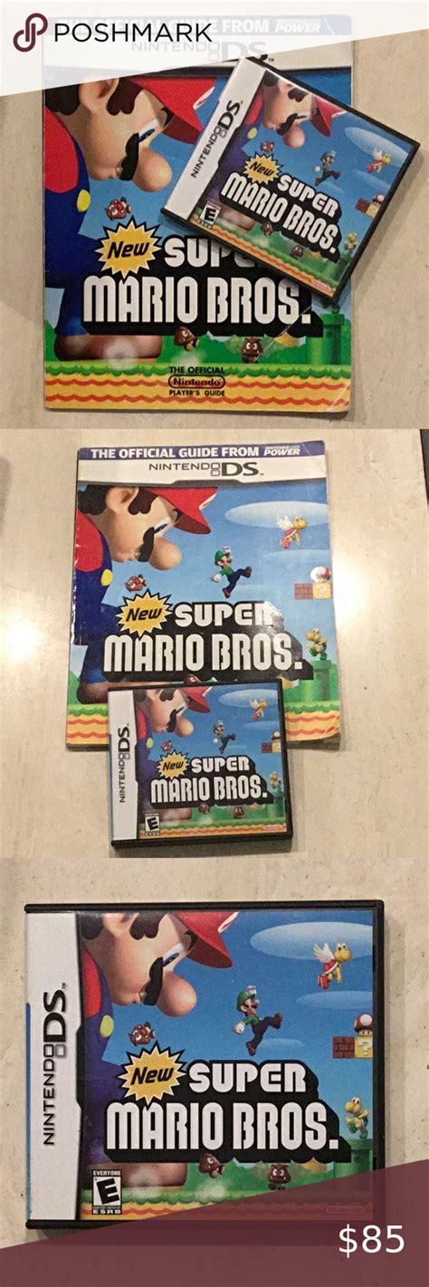 New Super Mario Bros DS Game Strategy Guide Nintendo DS Complete In