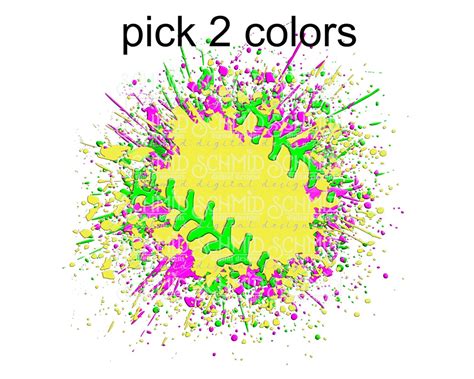 Custom Color Softball Png Softball Png Softball Background Png