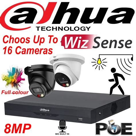 8MP Dahua IPC HDW2849TM S IL Smart Dual Light Full Color Audio Built In