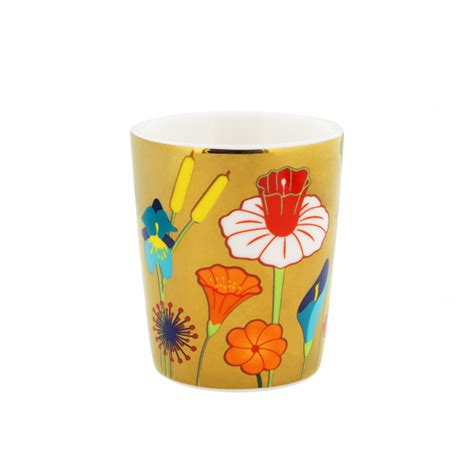 Tasse Espresso Tazzina Jardin Fleuri Gold Pylones