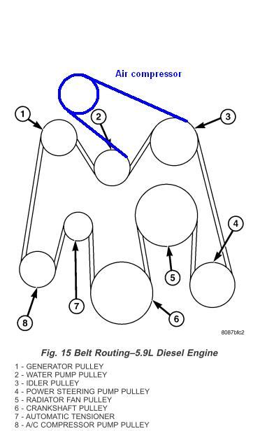 Cummins Engine Belt Diagram